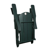 ZNTS Folding Adirondack Chair, Relaxing Stackable Arm Rest Ergonomic HDPE All-Weather Adirondack Chair W2103P179347