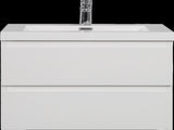 24" Floating Bathroom Vanity with Sink, Modern Wall-Mounted Bathroom Storage Vanity Cabinet with W1573P152683