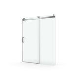 56" - 60" W x 76" H Frameless Soft-closing Single Sliding Shower Door, 3/8" Tempered Glass W1573104180