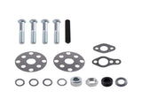 Long Water Pump& 2 / 3 Groove Crankshaft Pulley Kit fit for SBC Chevy 305 350 Chrome 16994901