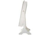 White, heart-patterned, MDF spray-painted, 1-door, 1-shelf children's 41269529