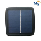 10 x 6.5t Rectangular Patio Solar LED Lighted Outdoor Umbrellas with Crank and Push Button Tilt for W65642334