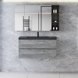 42" Floating Bathroom Vanity with Sink, Modern Wall-Mounted Bathroom Storage Vanity Cabinet with W1573P155847