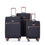 4-Piece Set ,Softshell Suitcase Spinner Wheels Terylene Sets Carry On Suitcase W284P154704