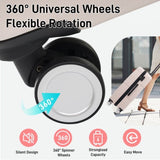 Hardshell Luggage Sets 3 Piece Double Spinner Wheels Suitcase with Handle Password Lock, Lightweight N732P308497U