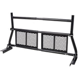 Pickup Truck Headache Rack,Adjustable Steel Truck Back Rack Mesh Window Protector Head Frame W465P262031