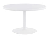Dining Table in White Steel and White Wood B202P223341