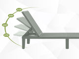 Outdoor Lounger Chair, Green B2783P583465