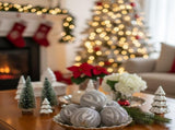6PCS Set 3.9" Christmas Tree Ornament Balls Hanging Glass Holiday Decor for Party Tree Decorations 30503355