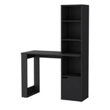 Anson Computer Desk with 4-Tier Bookcase and 1-Door Cabinet B128P148654