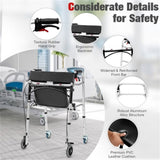 Walking aids with rollers and brakes 87076629