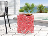 Outdoor Metal end Table -Large 73605.00DCRL