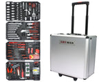 899pcs Home Repair Tool Set Kit, Toolbox Storage Case 4 Drawers, General Household Tool Kit W110290119