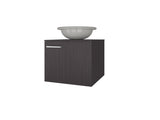 FM FURNITURE Pirtleville Bathroom Vanity with Integrated Sink, Wenge B128P293880
