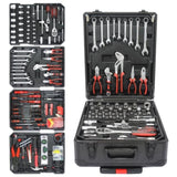 ZNTS 899pcs Home Repair Tool Set Kit, Toolbox Storage Case 4 Drawers, General Household Tool Kit W110290122