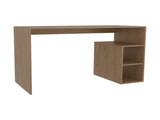 Computer Desk, 3 Shelves, Light Pine B097P262378