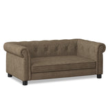 Elegant rectangular pet bed for small and medium-sized dogs, durable elevated dog sofa bed, W487P271483