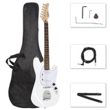 ZNTS Full Size 6 String S-S Pickup GMF Electric Guitar with Bag Strap 10971819