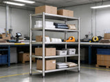 Stainless Steel Shelves 48x18.5 Inch, 5-Tier Adjustable Storage Rack, 330lb Per Shelf Capacity, 75132420