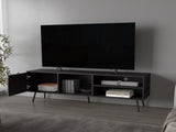 Mescal Tv Stand Multistorage with a Door and Open Storage, Wengue B128P263711