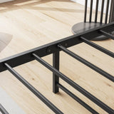 Twin Size Bed Frame, Storage Headboard with Charging Station, Solid and Stable, Noise Free, No Box W840120026