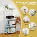 4 layer storage shelf white 83440110