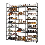 ZNTS 9 Tiers Shoe Rack Storage Organizer Shoe Shelf Organizer for Entryway Holds 50-55 Pairs Shoe, 41157133