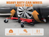 Hydraulic Car Wheel Dolly, 1500 LBS, 12" Heavy Duty Vehicle Positioning Jack with Ratcheting Foot W2680P518198