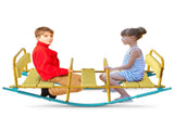 Kindergarten Children Outdoor Rocking Horse Outdoor Park Playground Equipment Double Or Triple W1408P551999