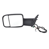 Left Towing Mirror w/ Signal Light Replacement for 19-21 Ram 2500 3500 68381775AA CH1320506 41684224