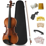 Professional 4/4 Full Size Violin Set - Durable, Lightweight Design with Stable Rich Sound, Smooth 99938101