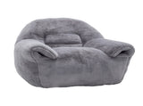 Bean Bag Chair, Comfy Bean Bag Sofa with Back Support, Faux Fur Bean Bag Chair for Adults and Kids, 14879614