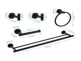 5 Piece Bathroom Towel Rack Set Wall Mount 28737975