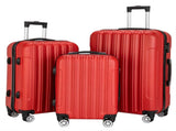 3-in-1 Multifunctional Large Capacity Traveling Storage Suitcase Luggage Set Red 48923879