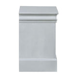Platinum 2-drawer Nightstand B062P189256