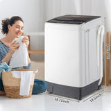 Full-Automatic Washing Machine Top Load Portable Compact Laundry Washer Spin 89956610