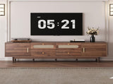 76" TV Stand with Drawers for Living Room/Bedroom, Modern Chic Entertainment Center for TVs Up to 85 34460367