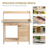Garden Work BenchOpen Shelf Storage 86115949