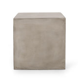 ZNTS Outdoor MGO Side Table ,Light Grey 70882.00