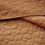 3 Piece Velvet Quilt Set Rust King/Cal King B03597649