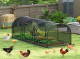Green 108"x48"x47" Garden Crop Cage with High-Density Nylon Mesh, Plant Protection Tent with 83780871