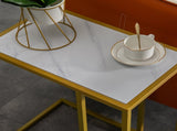 Marble Simple C-Side Table White 44375930