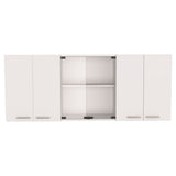 Yuma 150" Wall Cabinet, Two Close Cabinets, Two Open Shelves B128P148995