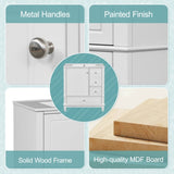 30" Bathroom Vanity with Sink, One Door with Shelf and Three Drawers, Soft Close Door, White N759P225994K