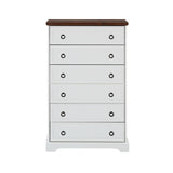 Modern 6 Drawer Dresser, Dressers for Bedroom, Tall Chest of Drawers Closet Organizers & Storage W2275P149119