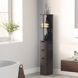 Bathroom Storage Cabinet-Brown 73241471