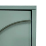 Accent Cabinet Lacquered Wooden Cabinet with 4 Glass Doors Sideboard Buffet Server Cabinet Storage W1435P170161