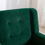 Modern Soft Velvet Material Ergonomics Accent Chair Living Room Chair Bedroom Chair Home Chair With W67639359