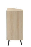 Corner cabinet ,Rattan door,Freestanding Corner Tables For Small Spaces, Corner Shelf Stand For W688P160490