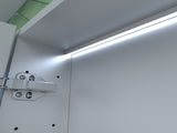 48 in. W x 30 in. H Rectangular Silver Aluminum Recessed/Surface Mount Medicine Cabinet with Mirror W2122P329704